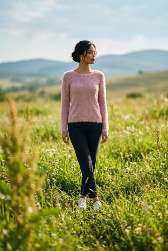 Only damen pullover rosa - only,