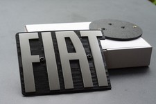 Fiat Ducato Kühlergrill Emblem Facelift Logo Nachbau 3D Druck als Ersatz silber