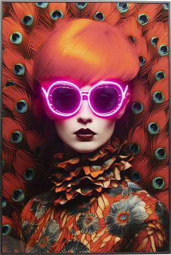 Kare design gerahmtes bild - design,