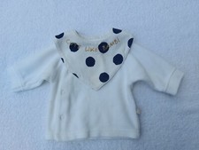 Puppenkleidung 2tlg. Sweatshirt und Halstuch mit Aufdruck  Puppengröße ca.46 cm 