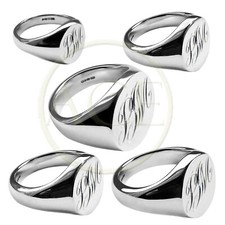 Hand initial gravierte - initial, oval