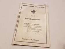 ABE Teilgutachten TÜV Glashubdach Dachfenster Sunroof UNI-IV KBA 9420 von 1988