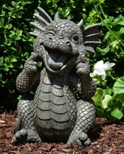 Gartenfigur Gartendrache -