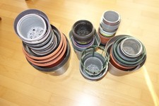 80x Untertopf Kunststoff
