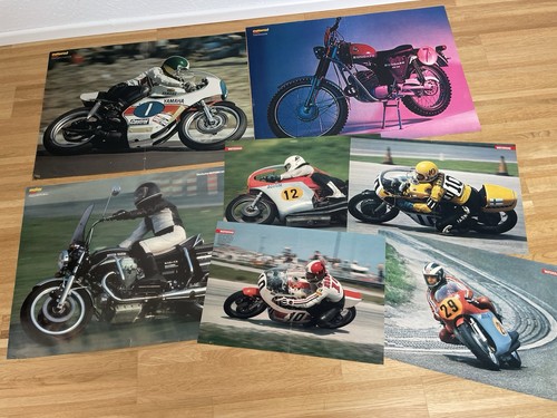 Motorrad poster set vintage - motorrad,