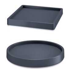 Untersetzer mit Rollen Pflanzenroller Blumenroller Drehbar 360 Mobile Saucer