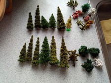 Märklin Modellbau Eisenbahn Zubehör Bäume  Sträucher Landschaftsbau Kunststoff