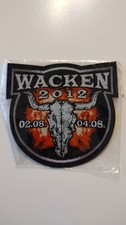 Wacken Open Air Patch Aufnäher 2012 - Original verpackt - unbenutzt 