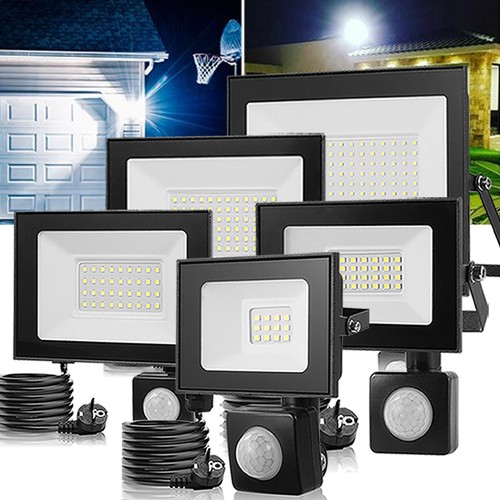 Led fluter mit - fluter, bewegungsmelder