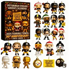 Pittsburgh Steelers Weihnachten Adventskalender Countdown Anhänger Kid Geschenk