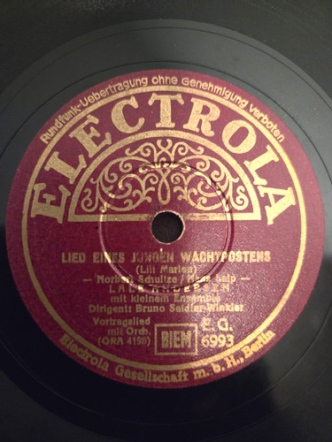 78rpm schellack lale andersen - schellack:,
