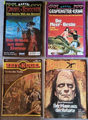 Grusel romane konvolut - grusel, (4