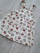 Latzkleid Kleid mit Minnie ~ H&M creme Gr. 86