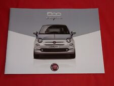 FIAT 500 "Collezione" Sondermodell Prospekt Brochure Depliant Folleto von 2018