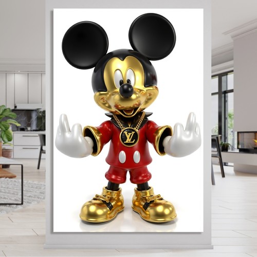 Wandbild micky maus - maus, in