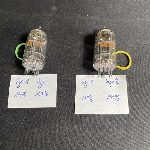 Paar 12av7 doppeltriode - paar,