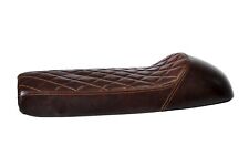 Sport- Höckersitzbank für Simson S50 S51 S53 Mokick, Braun, Cafe-Racer-Tuning