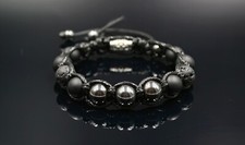 Mens Bracelet Macrame Gemstone