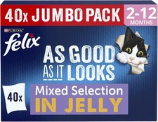 FELIX As Good it Looks Kitten gemischte Auswahl in Gelee 85 g (40er Pack) 