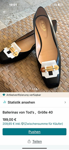 Tod damen ballerinas 40 - ballerinas, eu