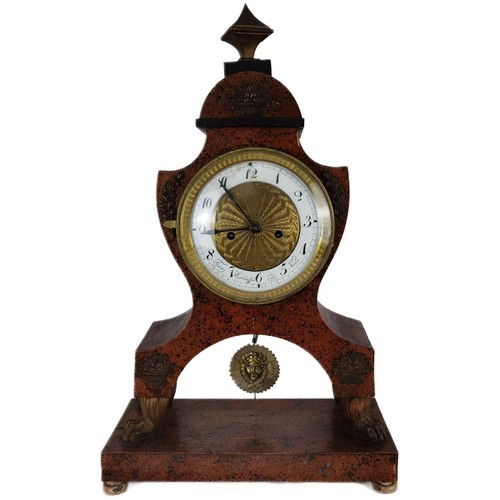 Antike uhr wien biedermeier - antike,