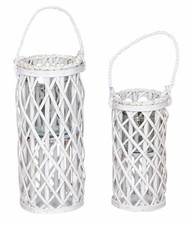 2er Set Laterne Windlicht