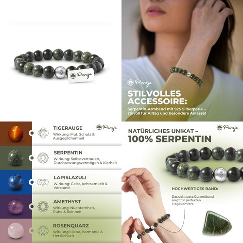 Puraja edelstein armband - armband, aus