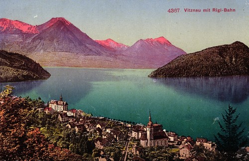 Vitznau mit rigi - vitznau, 1908