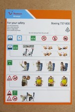Safety Card - Thomson Airways
