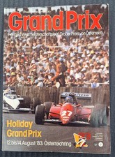 Programmheft/race programme Grand Prix Österreich Zeltweg - 14.08.1983