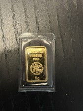 5 Gramm Goldbarren Heraeus 999.9