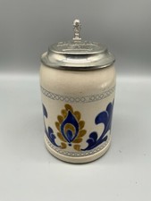 0,5l Krug aus Keramik mit Zinndeckel Echt Kulmbacher Pils neuwertiger Zustand