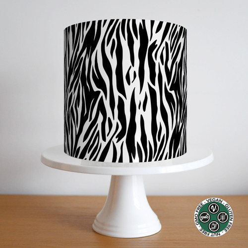 Zebra tortenband party - tortenband,