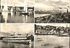 Starnbergersee Ruderboote Dampfer Segelboote