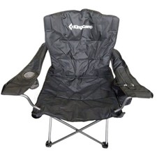 KingCamp Campingstuhl Faltbar Angelstuhl Bequem Gepolster Klappstuhl Camping mit