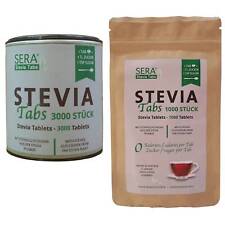 Stevia Tabs SUPER QUALITÄT (ab 122€/kg) 1000 oder 3000 Stück für Daforto Spender