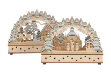 2 kleine Schwibbogen m. LED