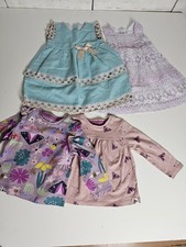 MAYORAL ETC DESIGNER BLAU ROSA MÄDCHEN ELEGANTES BLUMEN TEE KLEID 18 M 1,5 Y RESTPOSTEN