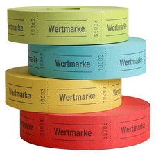 Herlitz Bon-Rolle Wertmarke Wertmarken Getränkemarken Biermarken Bons Abriss Bon