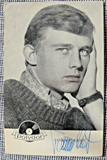 Polydor Autogrammkarte Tommy Kent signiert Autograph Autogramm Sänger 1960er Jah