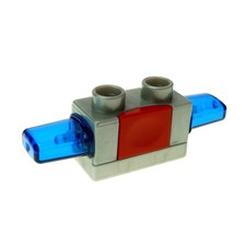 1x Lego Duplo Funktion Stein Sirene B-Ware abgenutzt Funktion defekt 52189c02