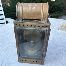 alte Osmeka Karbid Eisenbahn Lampe Laterne Signal DB  - 1952 - Deutsche Bahn