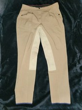 Reithose 46 44 42 Damen Beige Vollbesatz Reit Leggings XL XXL Reiten Hose Pferd