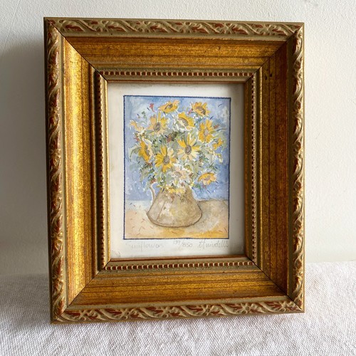 Vintage gerahmter druck - vintage,