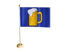 Tischflagge bier biertrinker - tischflagge,