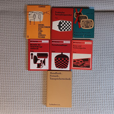 Fachbücher Radio- und Fernsehtechnik, DDR, 7 Stück