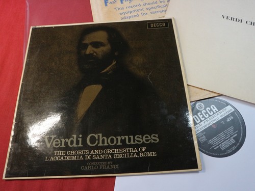 Verdi choruses lp decca - verdi,