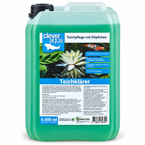 Cleveraqua teichklärer 6000ml - teichklärer,