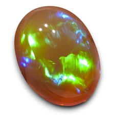 Dunkler Welo Opal aus Äthiopien Edelopal Edelstein Schmuck Cabochon
