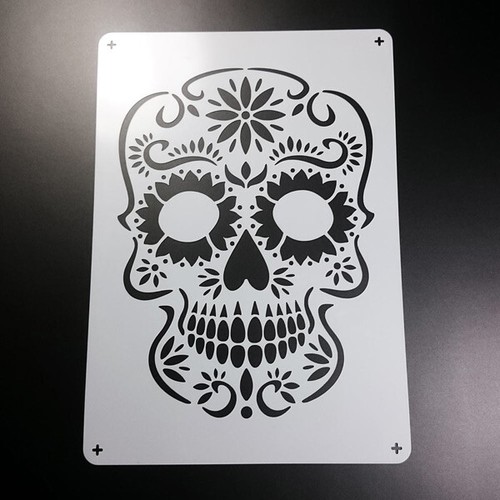 Schablone sugar skull - sugar, dia